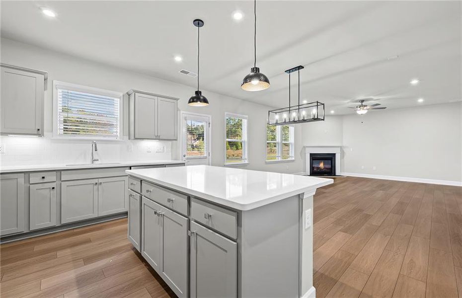 Furnished interior view inside a new home in Anderson Point Estates, McDonough (Image 3).