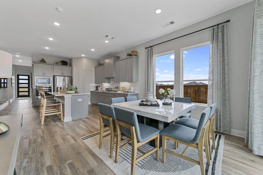 Representative furnished interior of a home built from the Duets D417 by Landon Homes in Lexington Frisco, Frisco (Image 29).