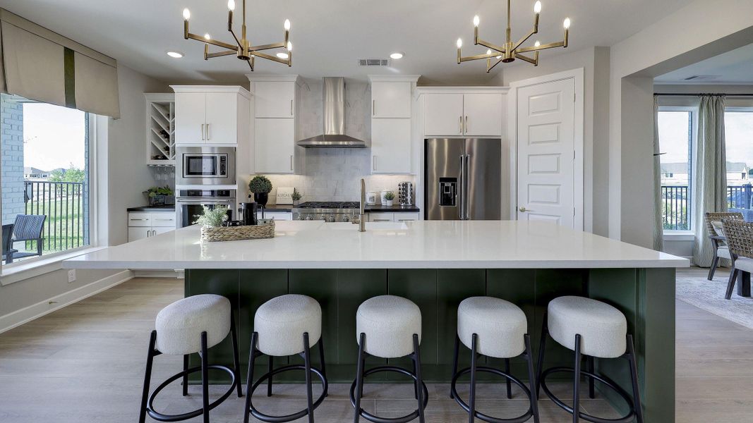 Furnished interior view inside a new home in Meridiana, Manvel (Image 10). Furnished interior view inside a new home in Meridiana, Manvel (Image 10).