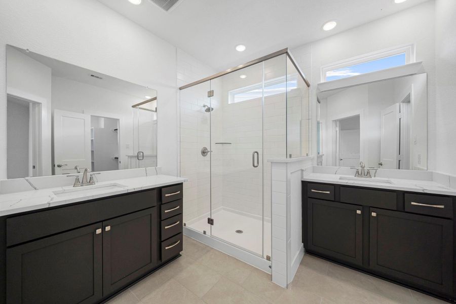 Furnished interior view inside a new home in Bridgeland, Cypress (Image 8). Furnished interior view inside a new home in Bridgeland, Cypress (Image 8).