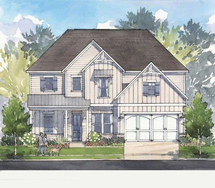 Representative rendering of the exterior for the The Chatham by Windsong Properties (Image 2). Representative rendering of the exterior for the The Chatham by Windsong Properties (Image 2).