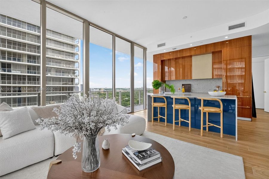 Furnished interior view inside a new home in Mr. C Residences, Miami (Image 25).