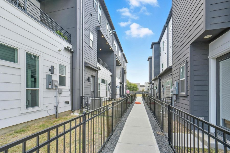 Exterior details and patio area of a home in , Houston (Image 23). Exterior details and patio area of a home in , Houston (Image 23).