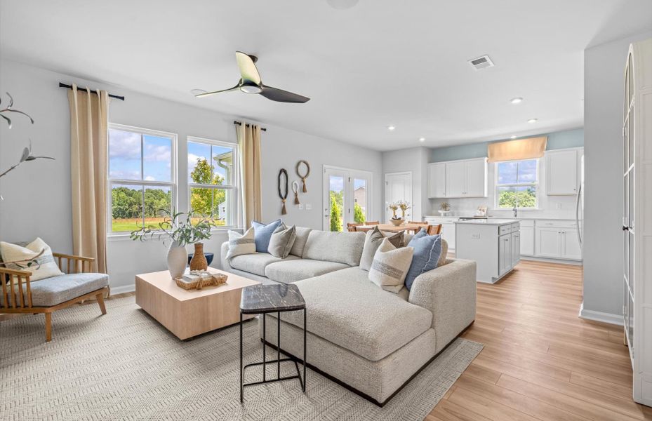 Furnished interior view inside a new home in Crestview, Spartanburg (Image 3).