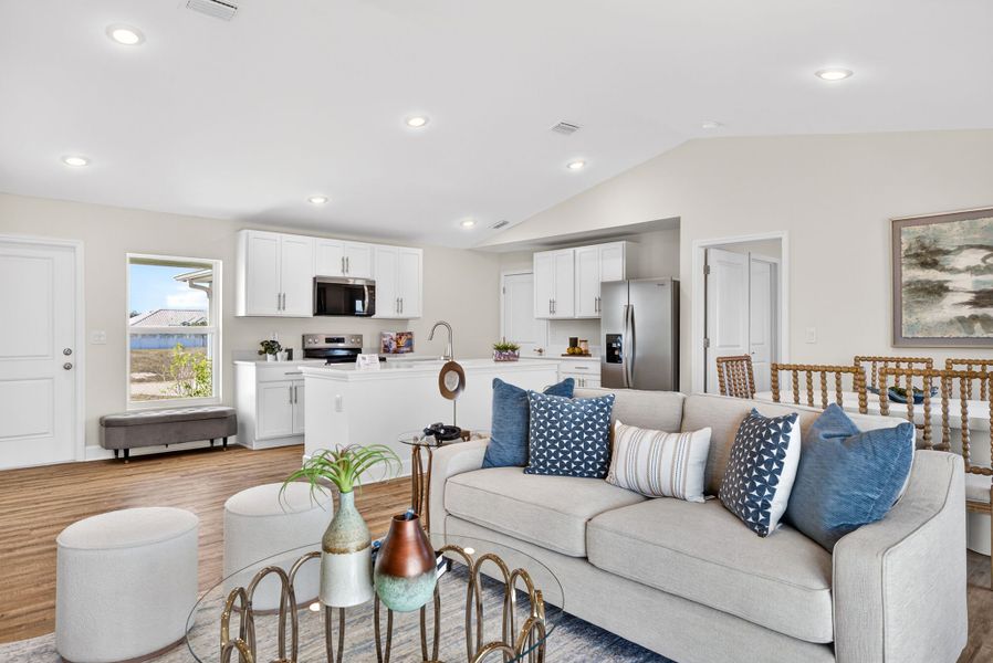 Representative furnished interior of a home built from the The Seabreeze Cove by Sunlife Homes LLC in Port Charlotte, Port Charlotte (Image 9).