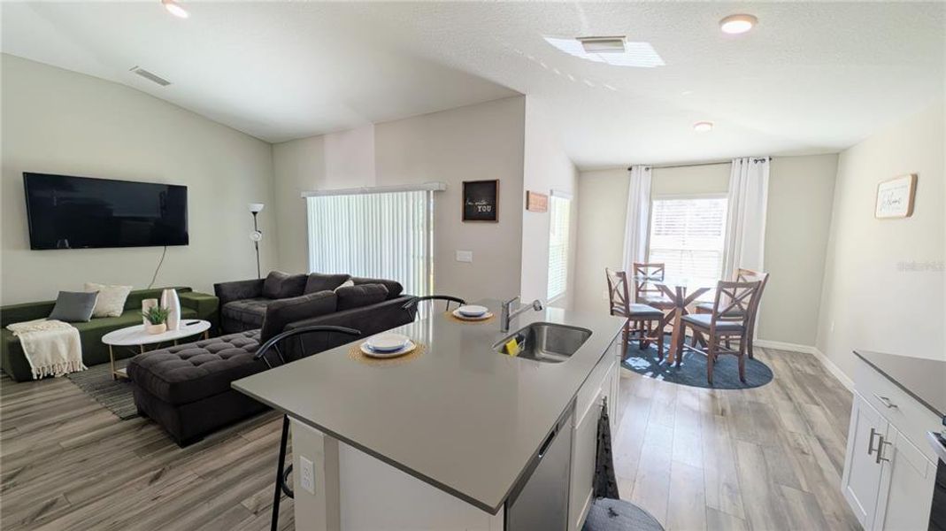 Furnished interior view inside a new home in Hammock Reserve, Haines City (Image 13). Furnished interior view inside a new home in Hammock Reserve, Haines City (Image 13).