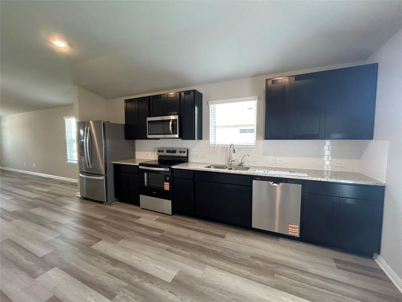 Furnished interior view inside a new home in Eastern Wells, Jarrell (Image 6). Furnished interior view inside a new home in Eastern Wells, Jarrell (Image 6).