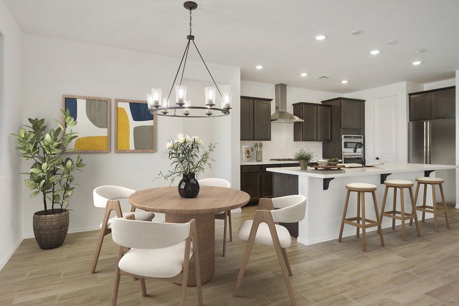 Furnished interior view inside a new home in Windrose V, Waddell (Image 5).