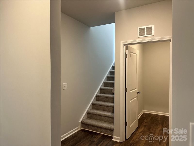 View to upstairs loft