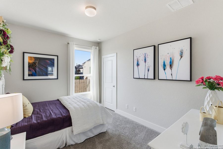 Furnished interior view inside a new home in Rose Hill, San Antonio (Image 13).