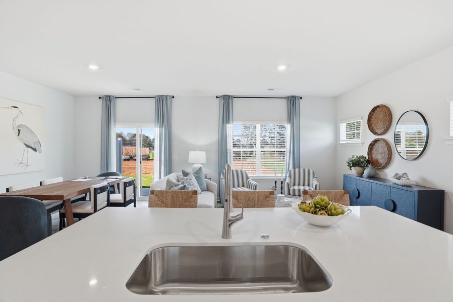 Representative furnished interior of a home built from the Sequoia by McGuinn Homes in Towns at Lake Greenwood, Greenwood (Image 11).