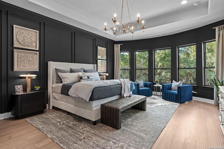 Furnished interior view inside a new home in Shavano Highlands, San Antonio (Image 5).