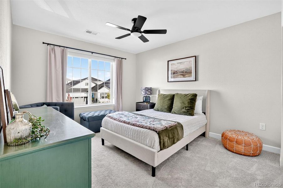 Furnished interior view inside a new home in Colliers Hill, Erie (Image 11). Furnished interior view inside a new home in Colliers Hill, Erie (Image 11).