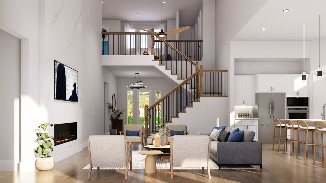 Representative furnished interior of a home built from the L675 by Lifestyle Homes in Heritage Series 64s, Frisco (Image 7).