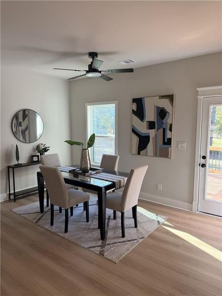 Furnished interior view inside a new home in , Woodstock (Image 10). Furnished interior view inside a new home in , Woodstock (Image 10).