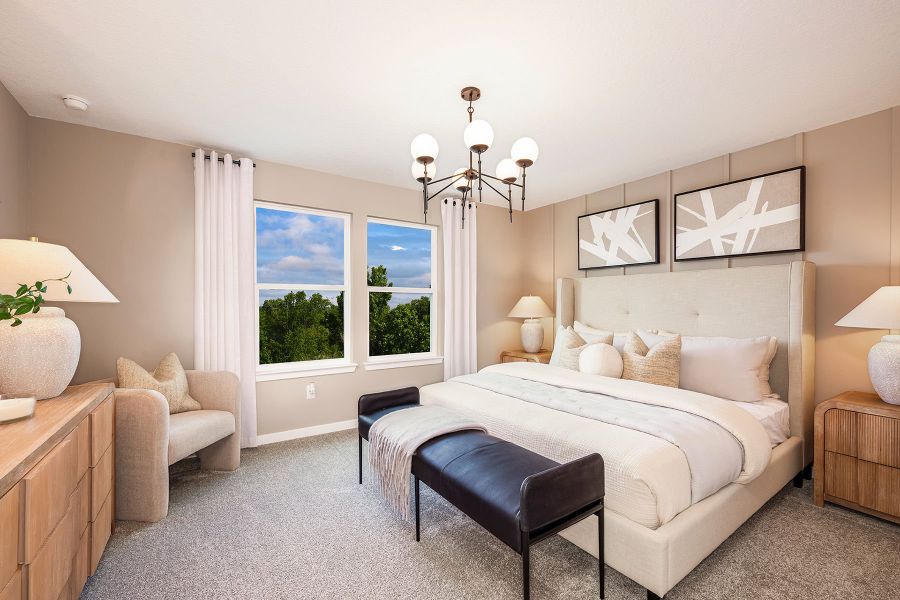 Furnished interior view inside a new home in Spencer Glen, Riverview (Image 9).