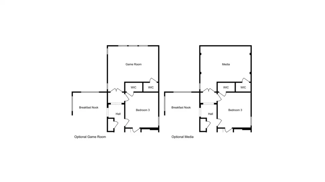 2D floor plan layout for the The Blue Oak by Joseph Creek Homes in Country Village Estates, Castroville, TX (Image 4). 2D floor plan layout for the The Blue Oak by Joseph Creek Homes in Country Village Estates, Castroville, TX (Image 4).