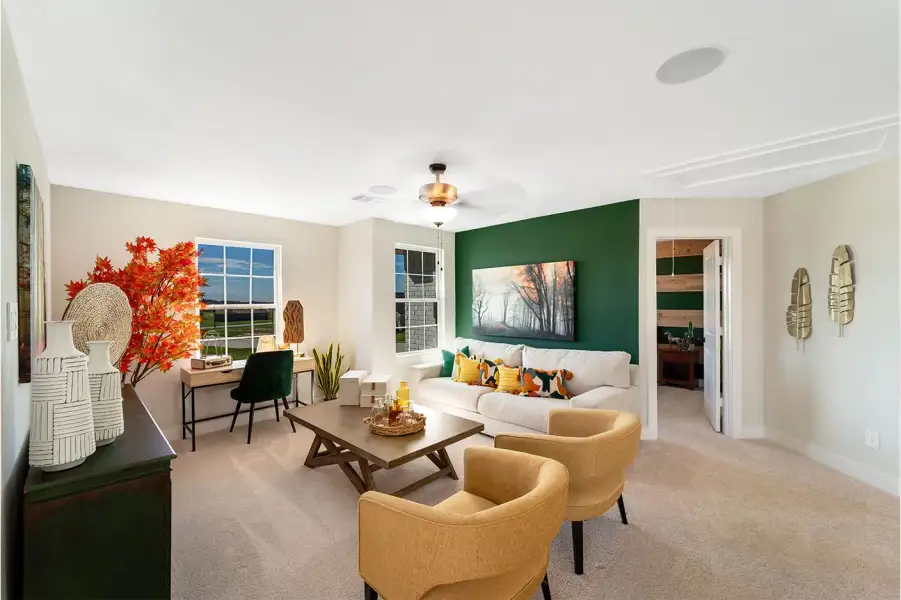Furnished interior view inside a new home in McCain's Station, Gallatin (Image 20).