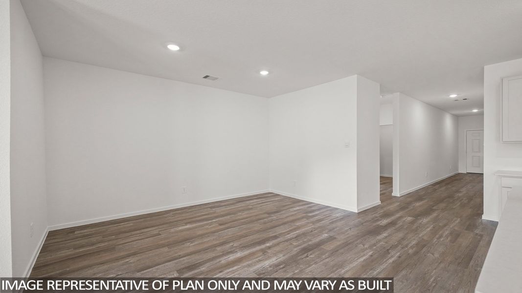 Representative unfurnished interior of a home built from the Harris by D.R. Horton in Sunterra Lakes, Brookshire (Image 10). Representative unfurnished interior of a home built from the Harris by D.R. Horton in Sunterra Lakes, Brookshire (Image 10).