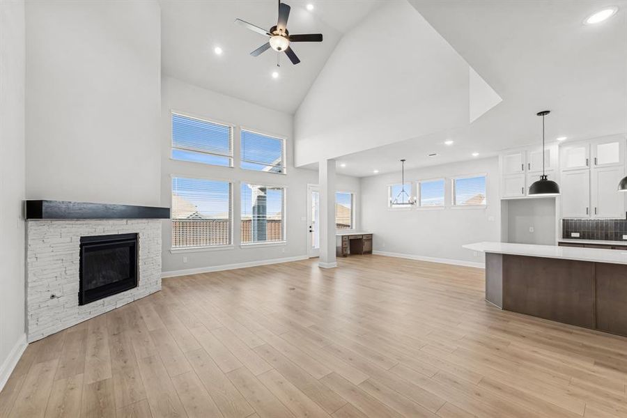Spacious, unfurnished interior of a new home in South Pointe  Village Series, Mansfield (Image 17).