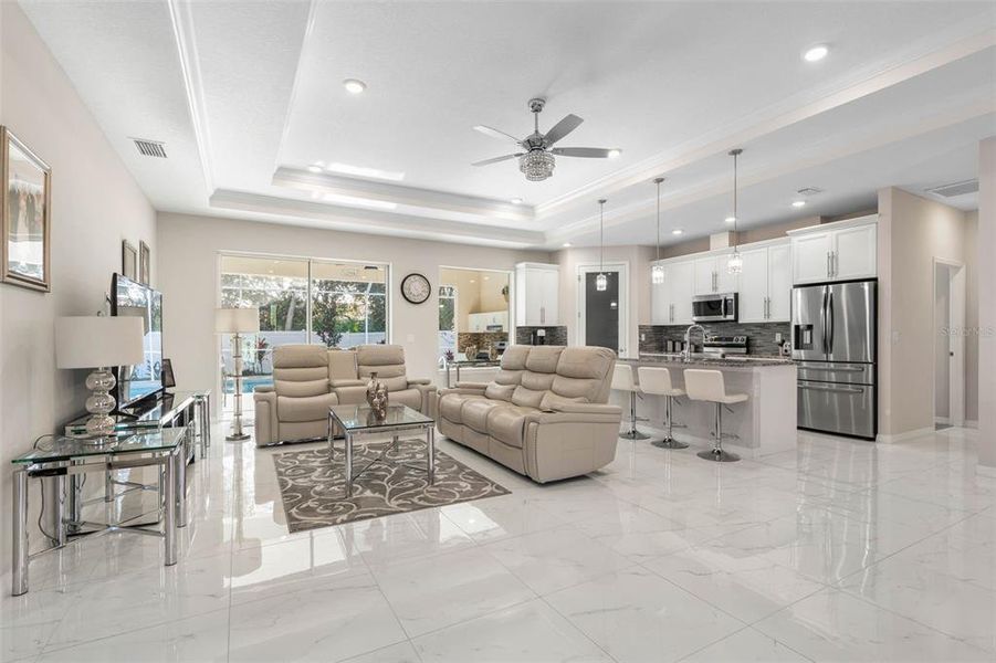 Furnished interior view inside a new home in , Palm Coast (Image 5).