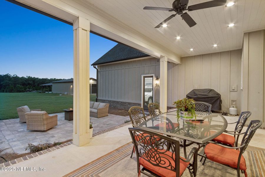 Exterior details and patio area of a home in , Hilliard (Image 29).