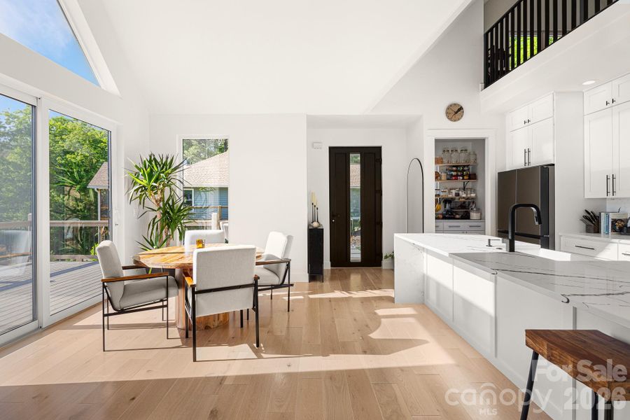 Furnished interior view inside a new home in , Hendersonville (Image 27).