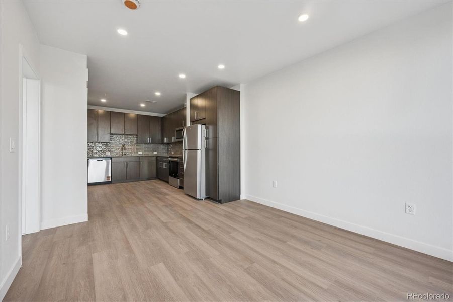 View from Living Room Towards Kitchen