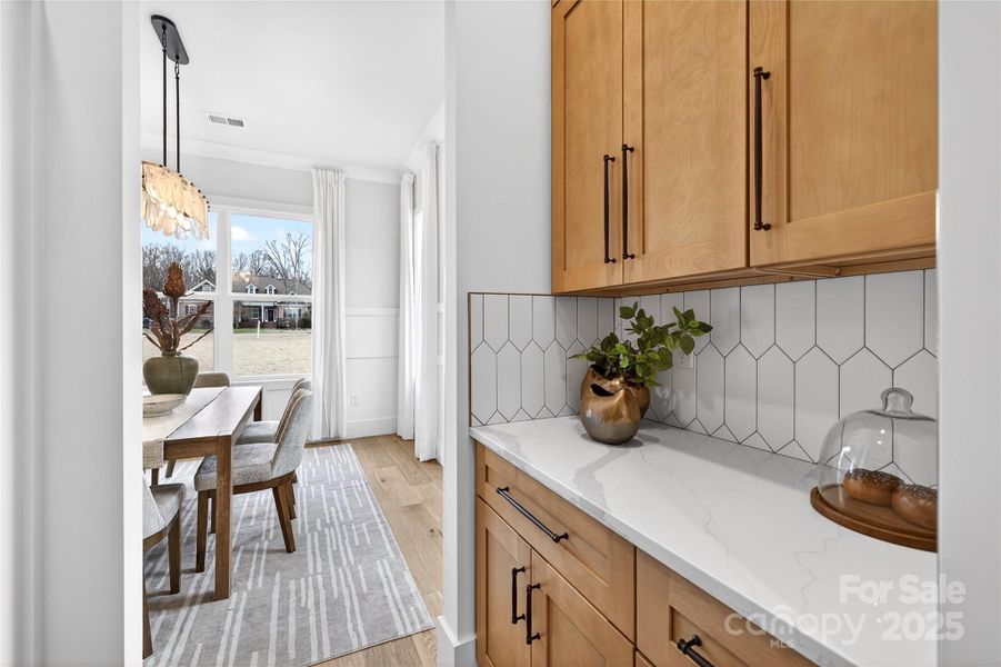 Furnished interior view inside a new home in , Indian Trail (Image 8).