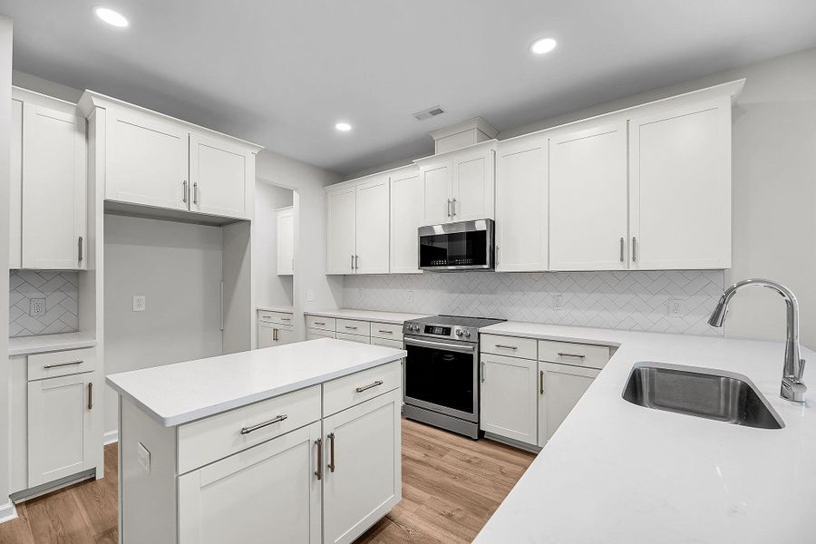 Furnished interior view inside a new home in Sweetgrass Station, Summerville (Image 4).