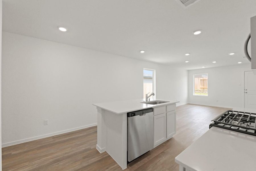 Furnished interior view inside a new home in The Canopies, Splendora (Image 4).