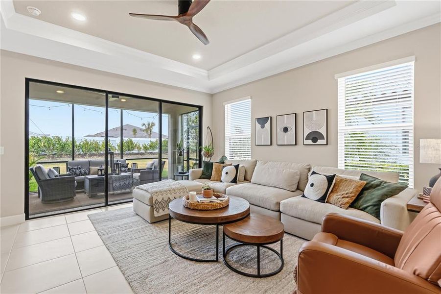 Furnished interior view inside a new home in , Lakewood Ranch (Image 32).