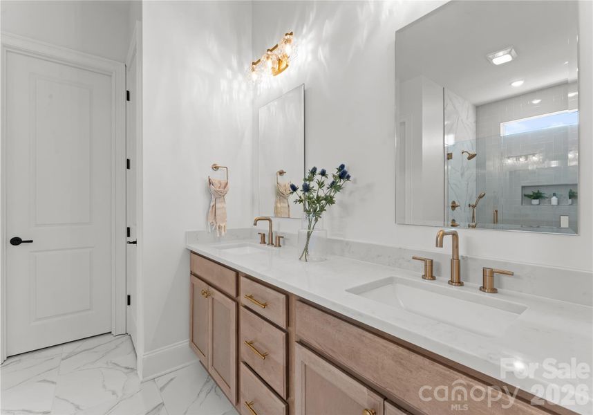 Furnished interior view inside a new home in , Locust (Image 31).