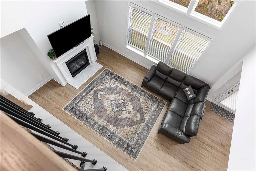 Furnished interior view inside a new home in Carmichael Farms, Canton (Image 32).