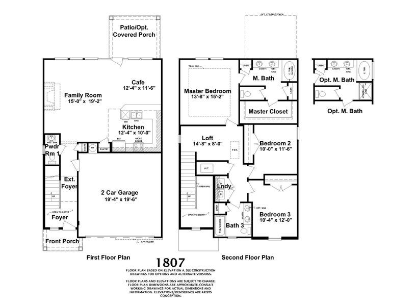 2D floor plan layout of this home in Forrest Bluff, North Augusta, SC (Image 3).
