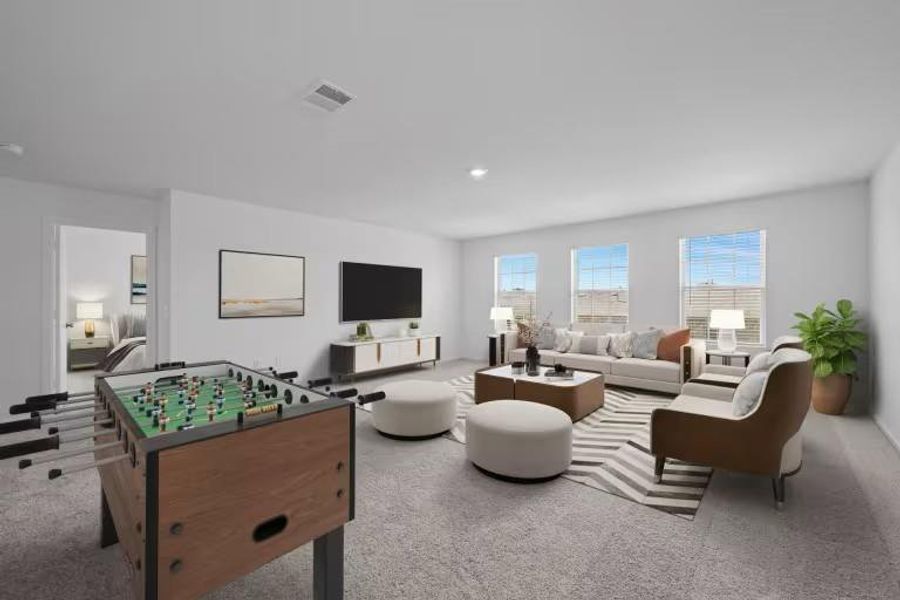 MODEL HOME images may NOT be consistent with the finished product.