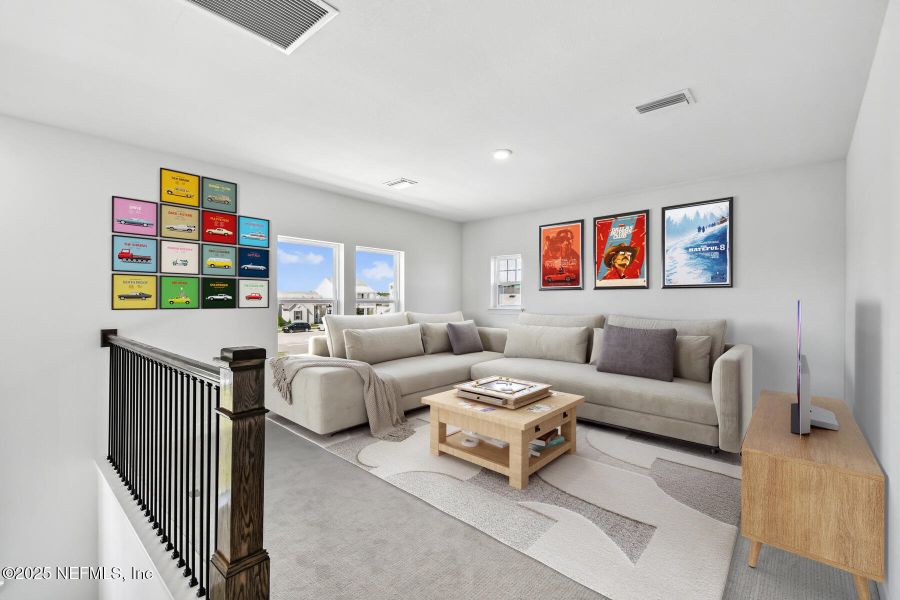 Furnished interior view inside a new home in Seven Pines 50' Front Entry, Jacksonville (Image 12).