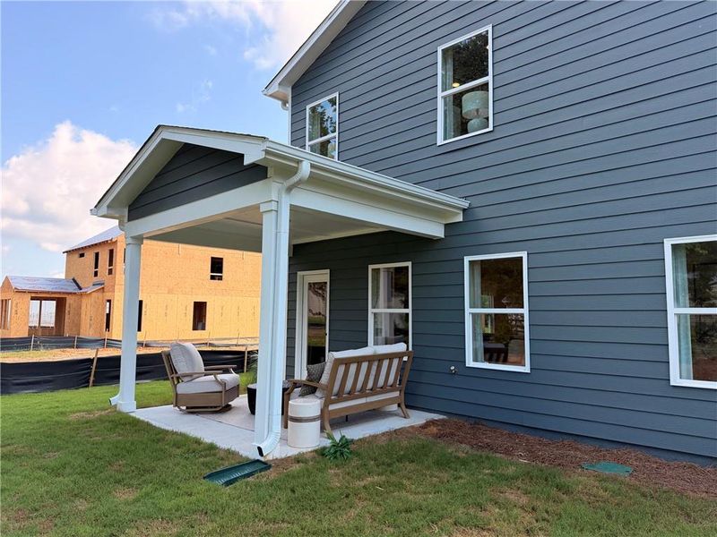 Exterior details and patio area of a home in Greene Farm, Cartersville (Image 29).