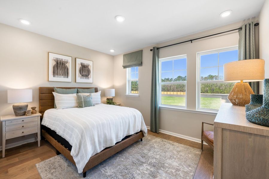 Furnished interior view inside a new home in The Oaks, Goose Creek (Image 10).