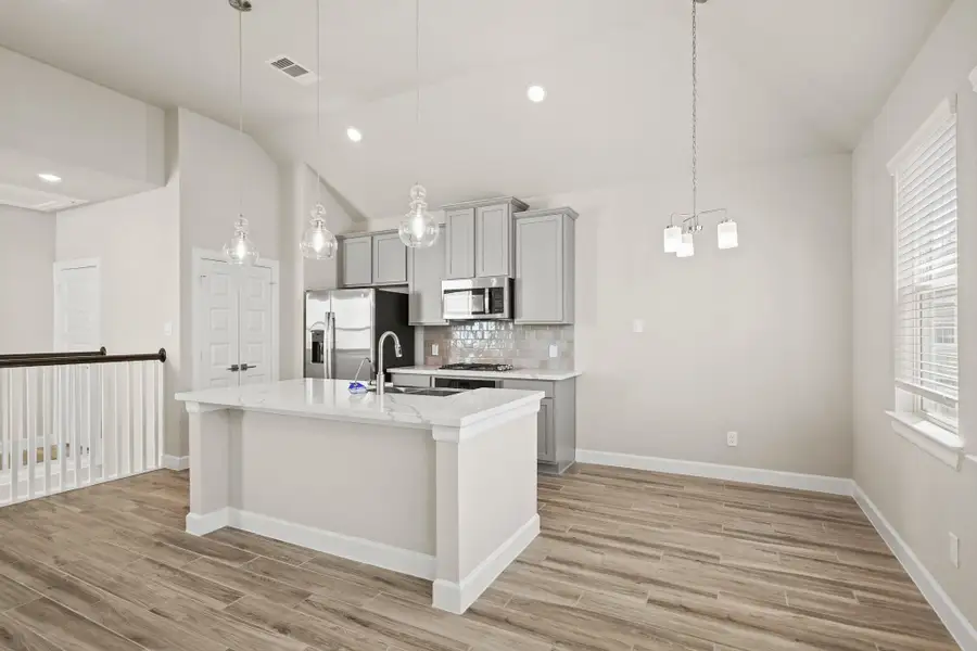 Sun-lit dining area off the kitchen
