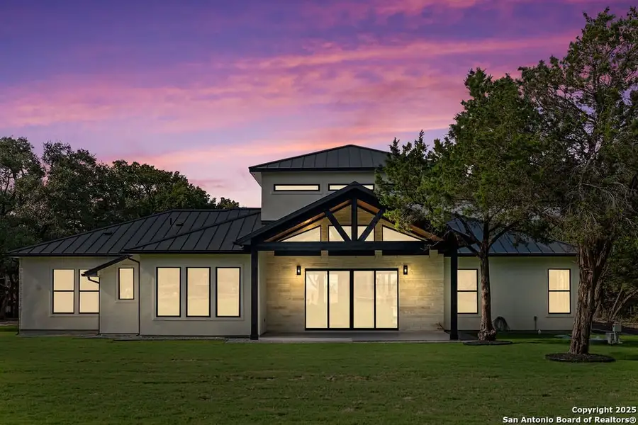 Front exterior of a new home in , Canyon Lake, TX, highlighting curb appeal (Image 1). Front exterior of a new home in , Canyon Lake, TX, highlighting curb appeal (Image 1).