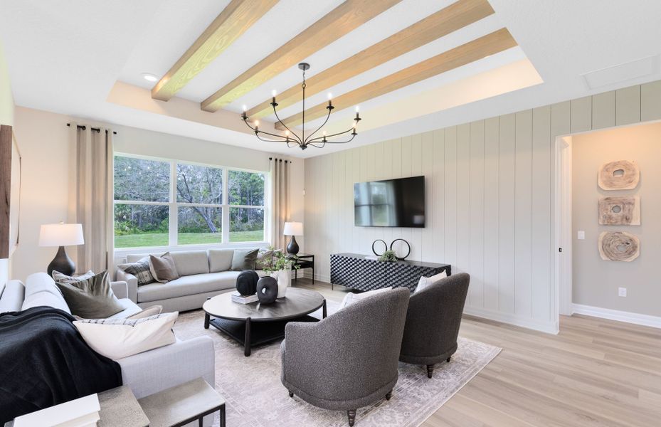 Representative furnished interior of a home built from the Highgate by Pulte Homes in Waterstone at Halifax Plantation, Ormond Beach (Image 23).