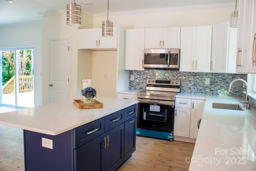 Furnished interior view inside a new home in , Charlotte (Image 9). Furnished interior view inside a new home in , Charlotte (Image 9).