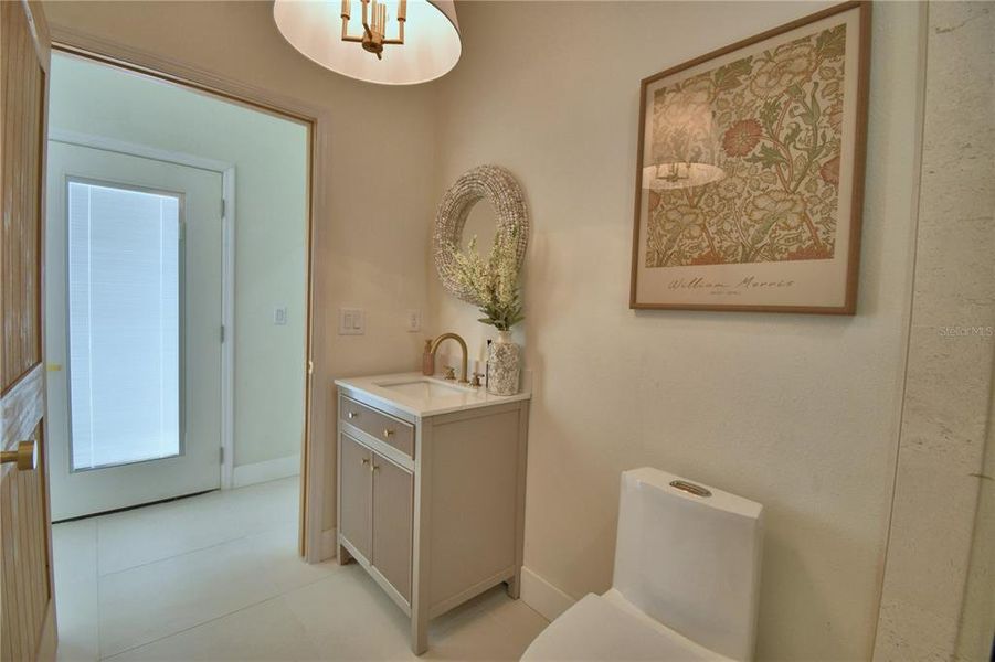 Furnished interior view inside a new home in , Polk City (Image 22).