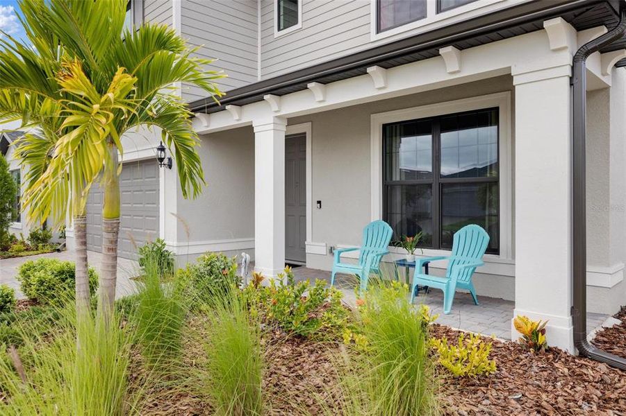 Exterior details and patio area of a home in , North Port (Image 22).