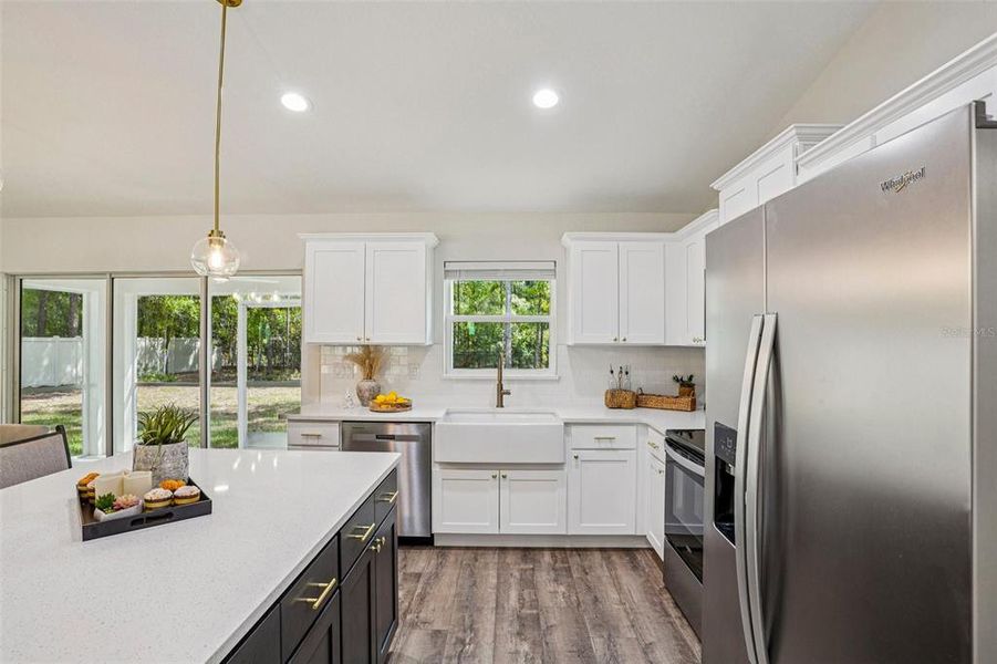 Furnished interior view inside a new home in , Citrus Springs (Image 42).