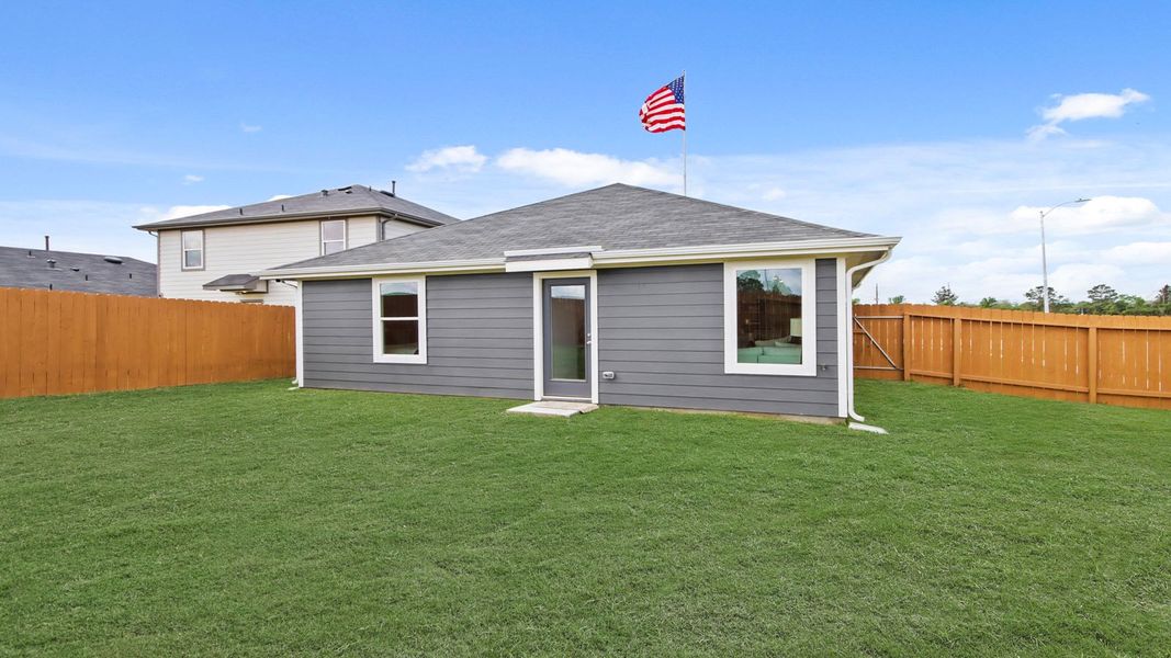 Representative exterior details of a home built from the Barton by D.R. Horton in Sunset Valley, Hockley (Image 3).