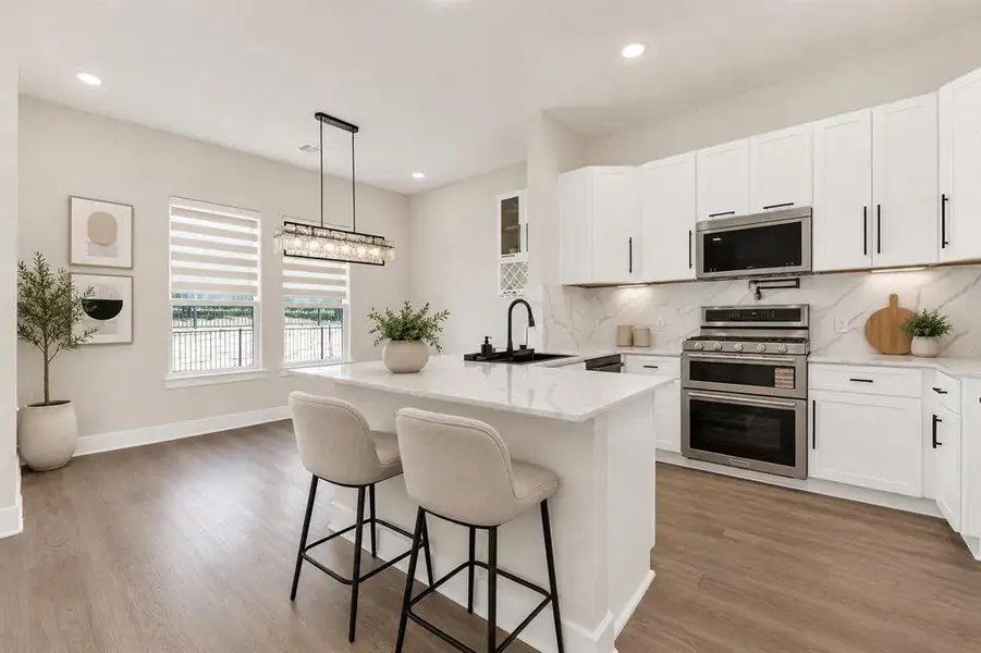 Furnished interior view inside a new home in , McKinney (Image 7).