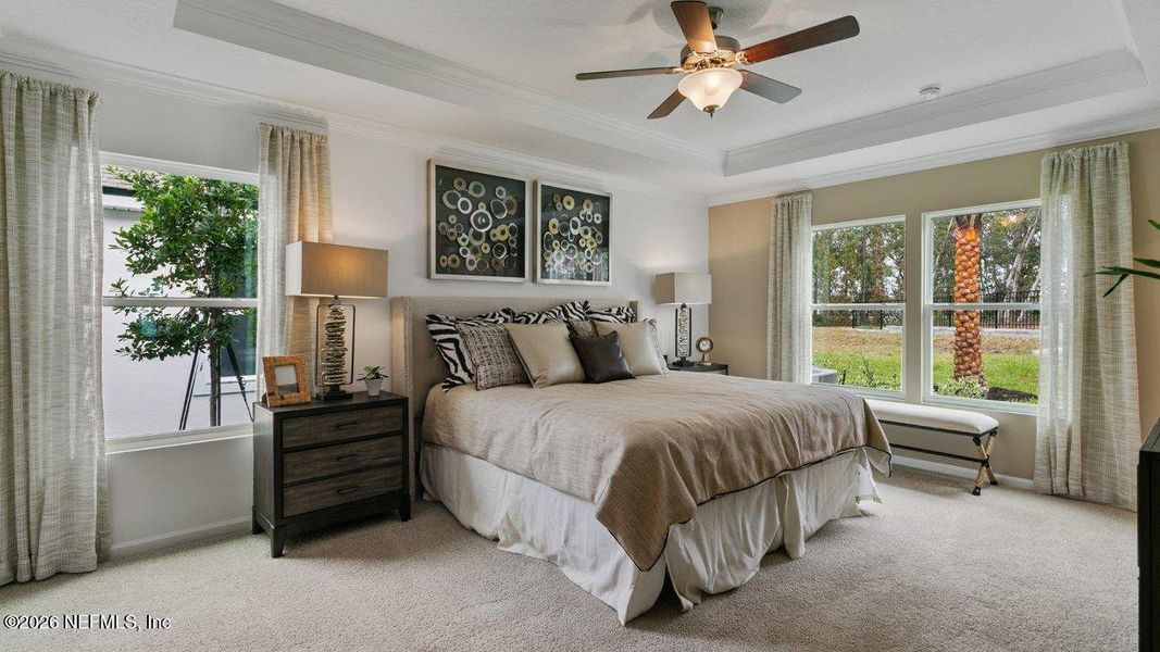 Furnished interior view inside a new home in Sawmill Branch, Palm Coast (Image 30).