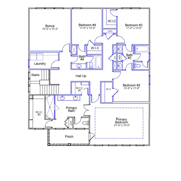 2D floor plan layout of this home in Arcadia, Myrtle Beach, SC (Image 3).
